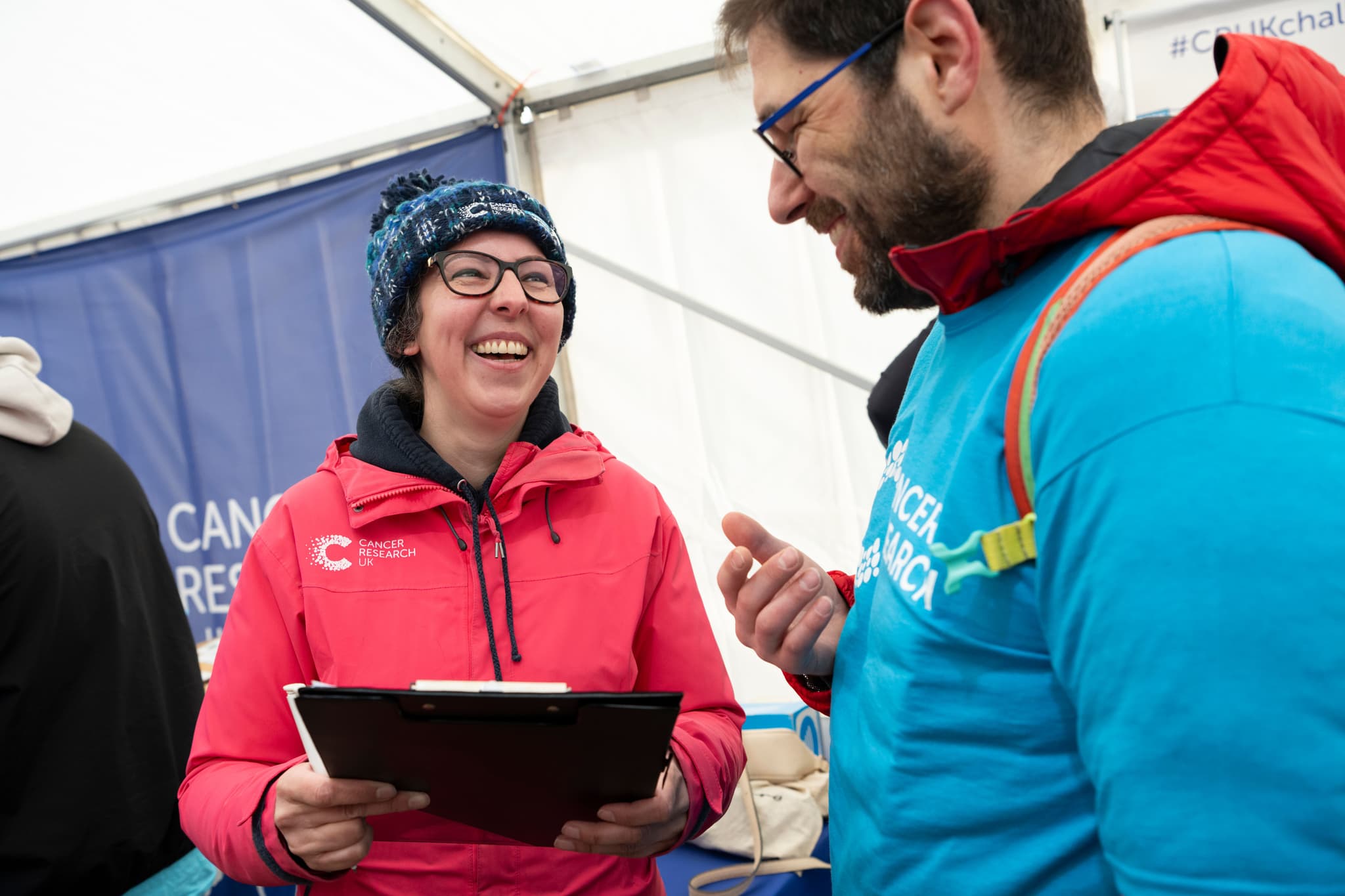 Volunteers at Winter Run 2024.