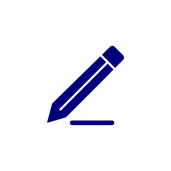 A pen icon.