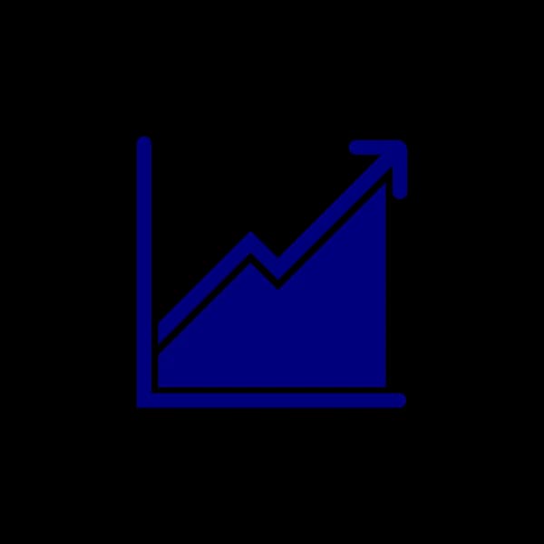 Icon of a graph going up.