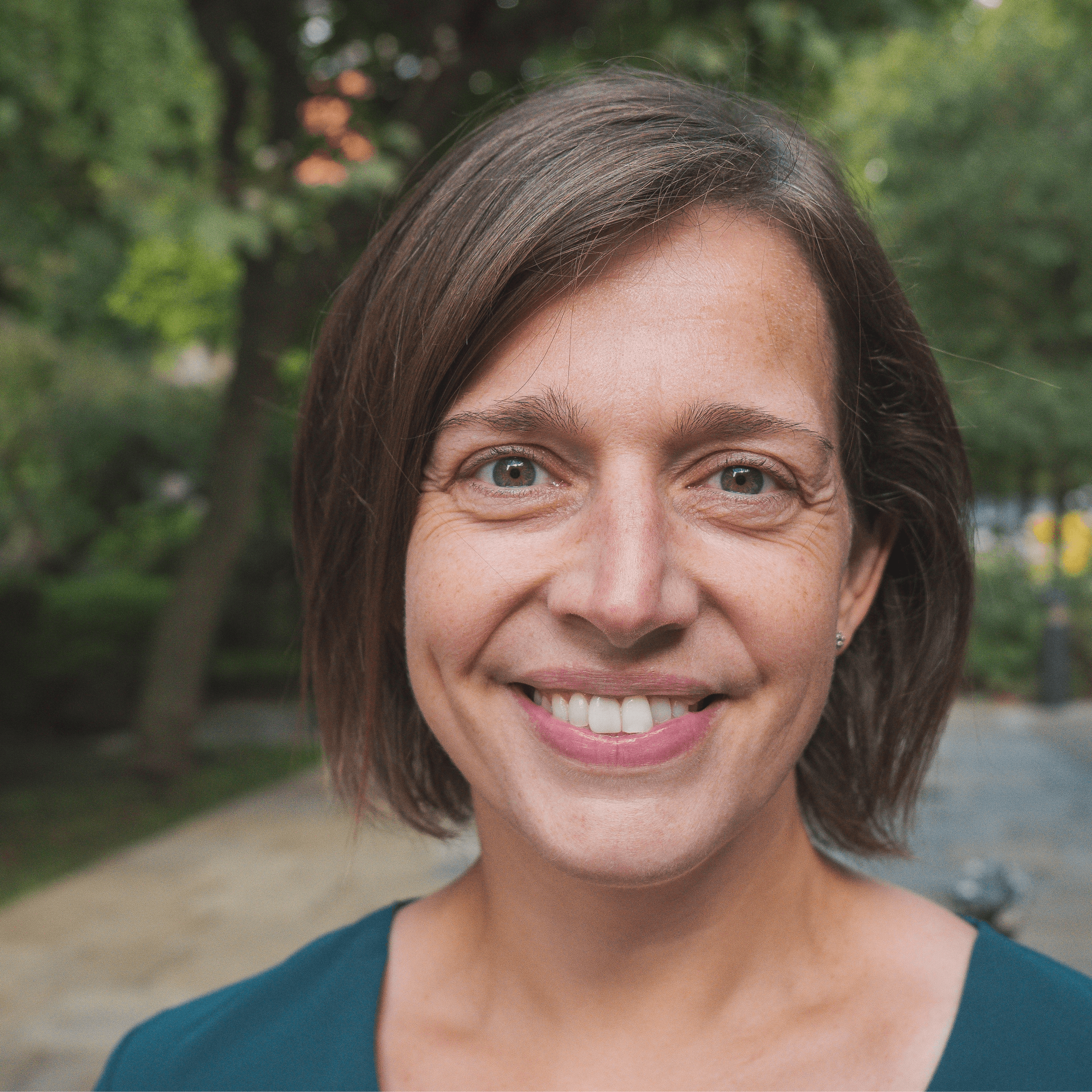 Headshot of Mieke Van Hemelrijck.