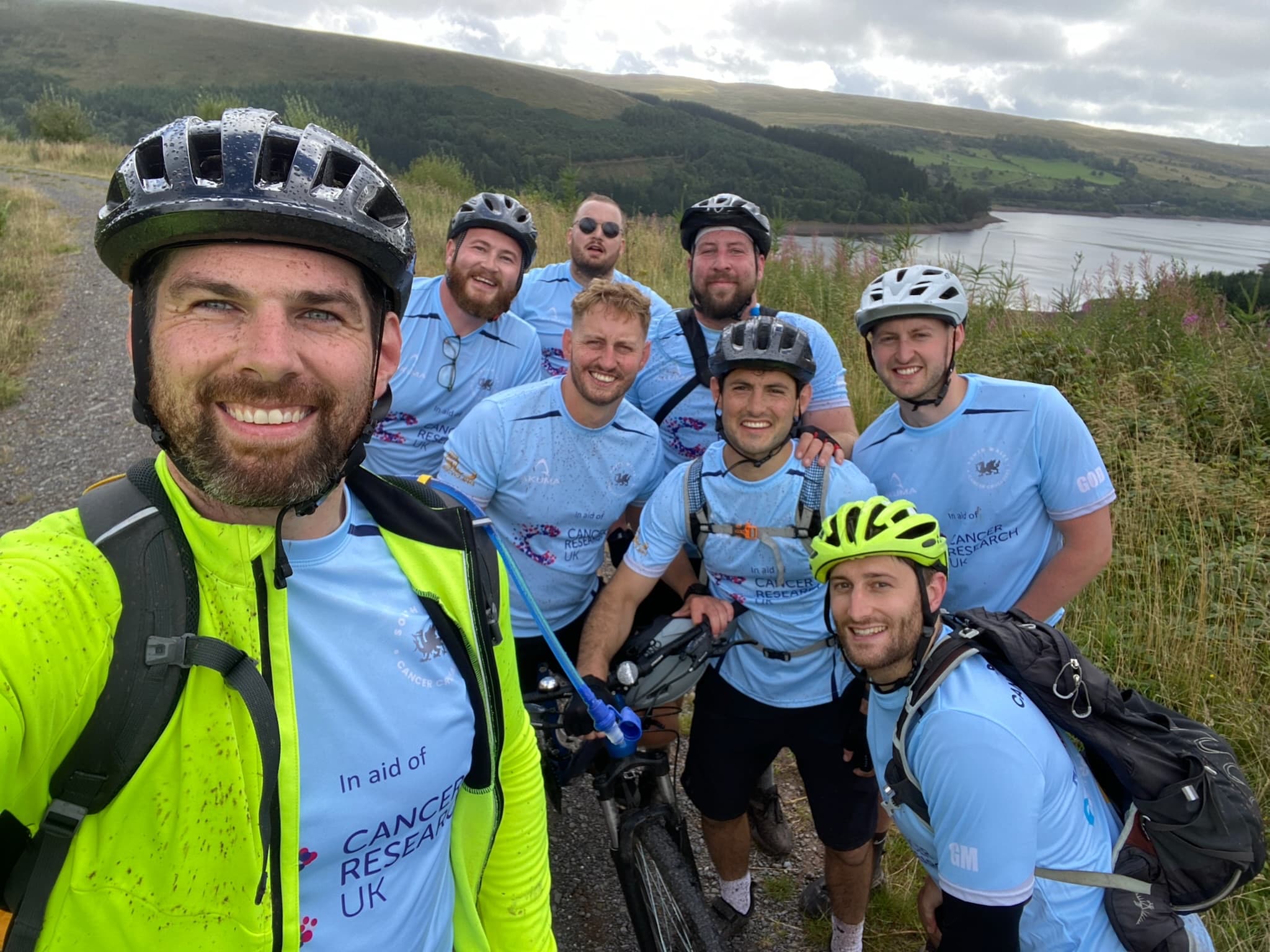 A photo of the The South Wales Cancer Crusaders.