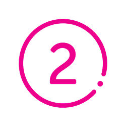 A number 2 icon.