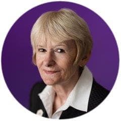 Headshot of CRUK Trustee Nancy Rothwell.
