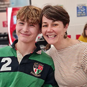 Janine with her son Jonty