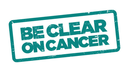 Be Clear on Cancer - Ovarian campaign logo