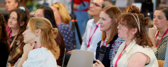 people listening to talk