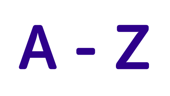 A - Z icon