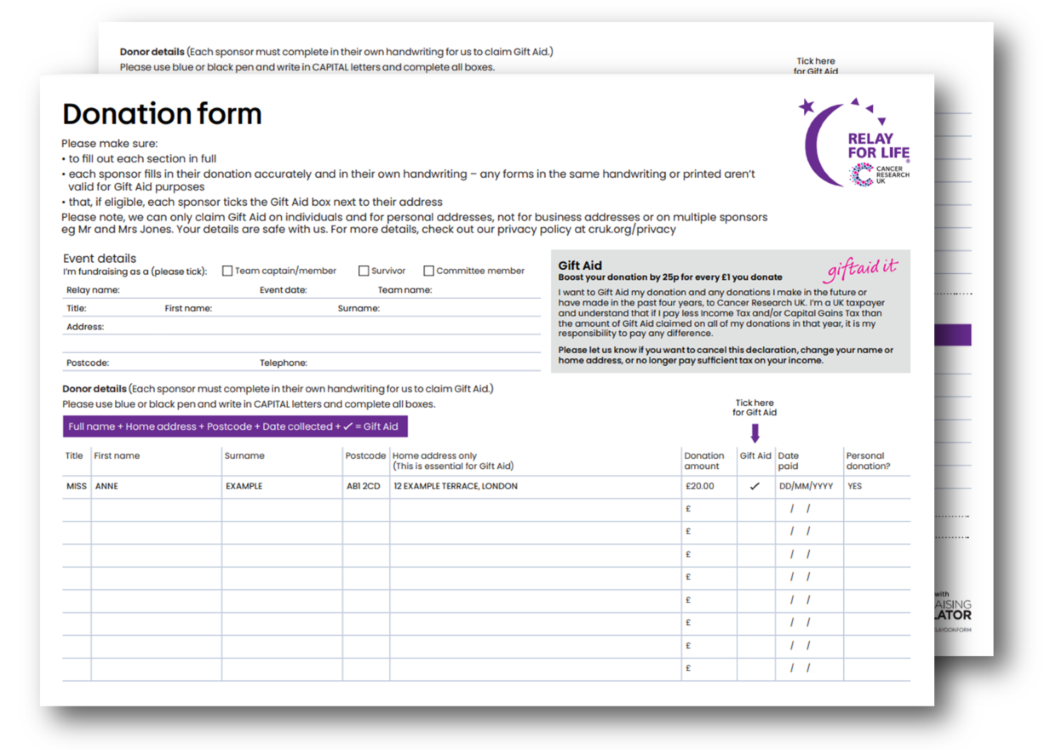 Donation Form