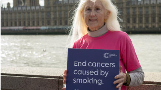 female smokefree campaigner