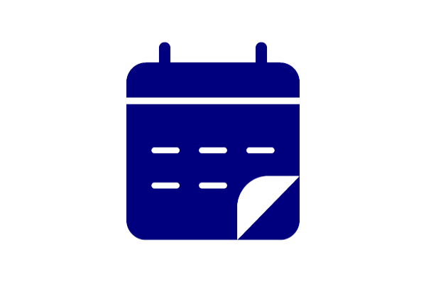 Navy calendar icon