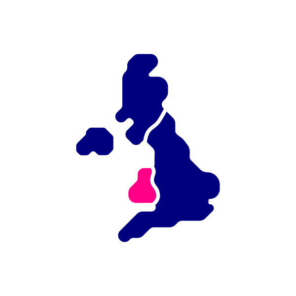 UK map highlighting Wales
