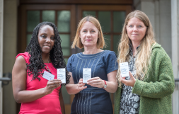 A photo of Michelle Mitchell with Campaign Ambassadors