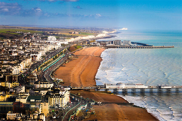 Brighton coastline