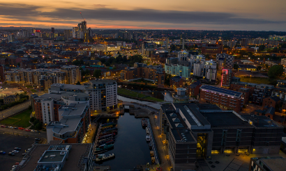 Leeds at night
