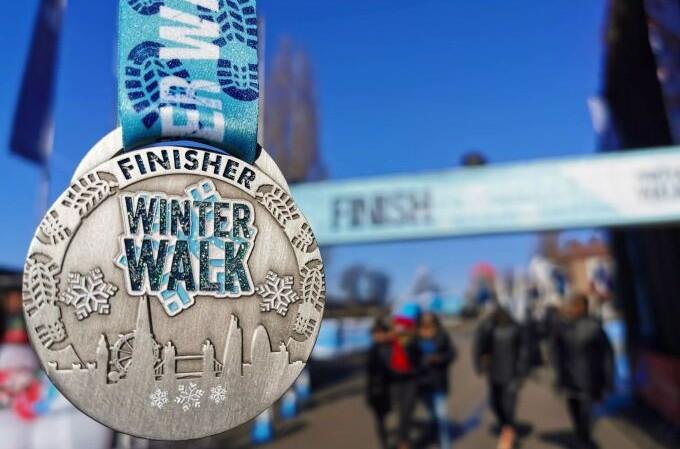 Medal from London Winter Walk