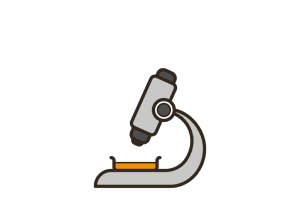 Help to fund live-saving research Microscope icon