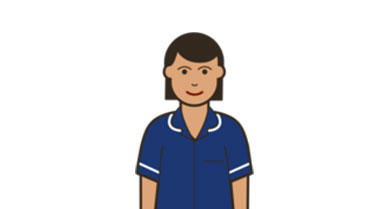 An illustration of a nurse 