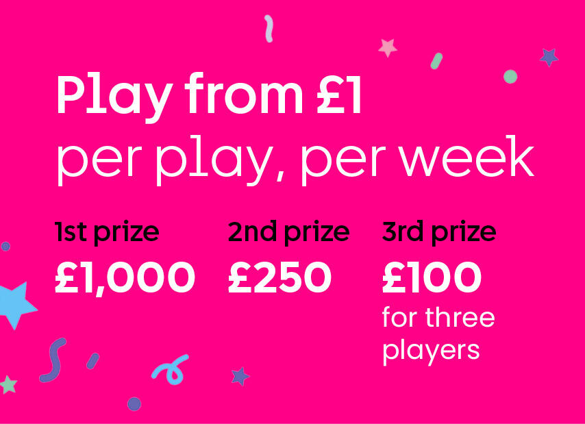 Play from £1 per play, per week
