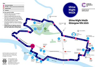 Shine Night Walk Glasgow