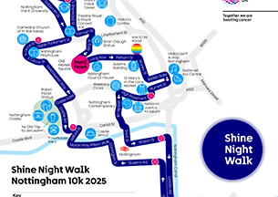 Shine Night Walk Nottingham