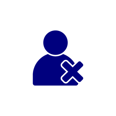 Navy icon depicting mrtality - illustration of person with cross on them