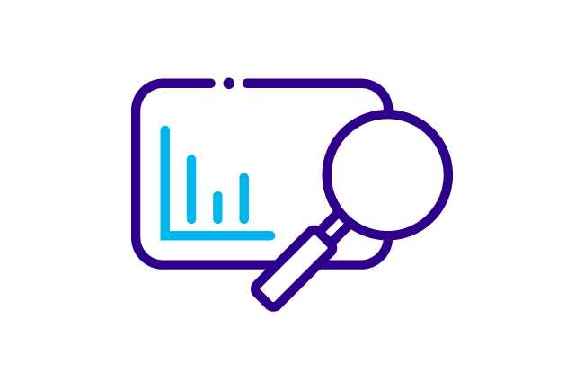 Icon depicting statistics