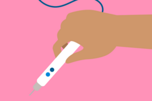 illustration of a thermometer