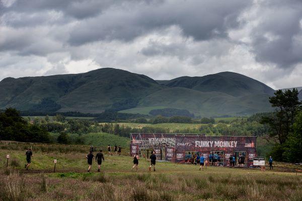 Participants taking part in Tough Mudder