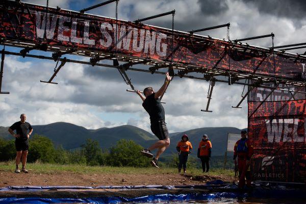 Participants taking part in Tough Mudder