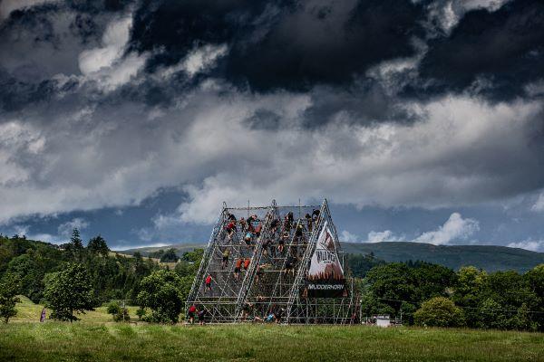Participants taking part in Tough Mudder