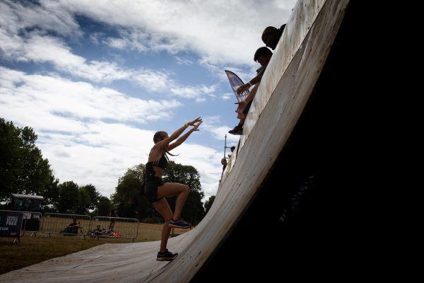 Participants taking part in Tough Mudder