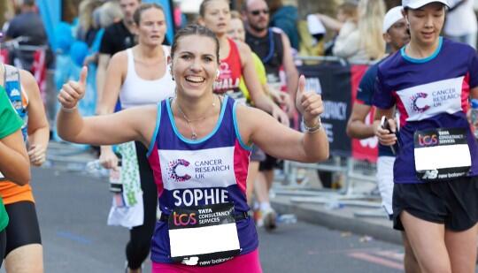 London marathon runner