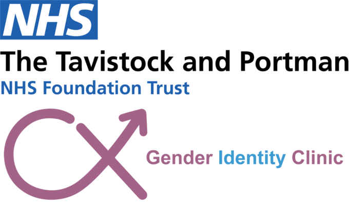 NHS Tavistock and Portman Foundation trust and the London Gender Identity Clinic logos